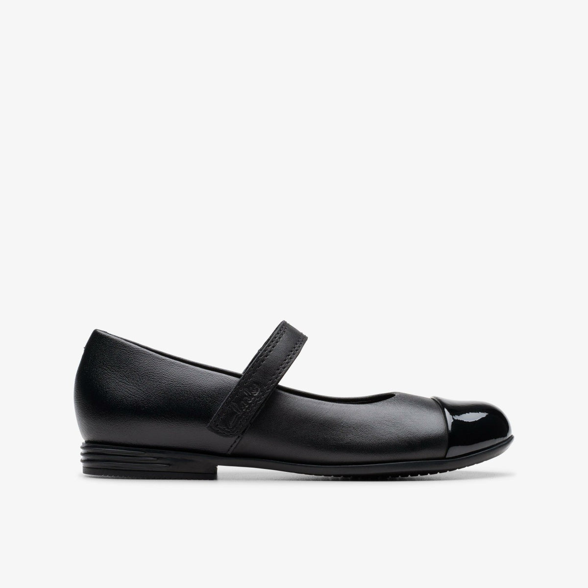 Finja Gem Kid Black Leather | Clarks
