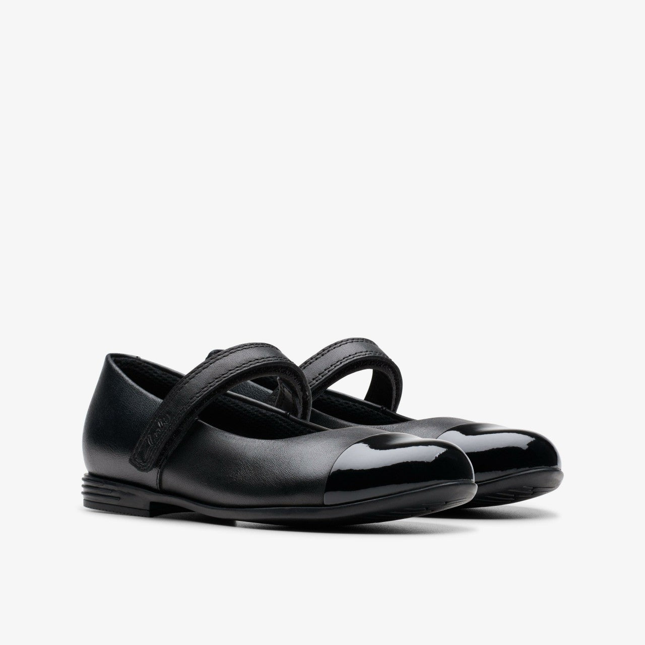 Finja Gem Kid Black Leather | Clarks