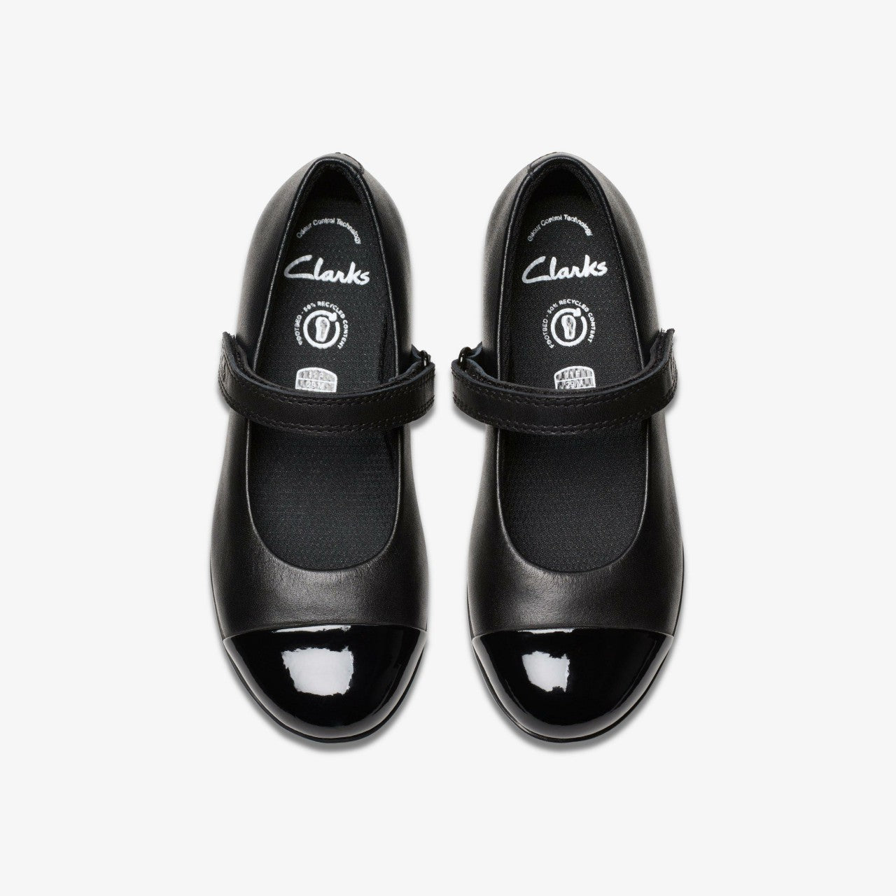 Finja Gem Kid Black Leather | Clarks