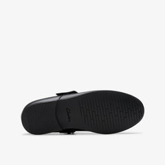 Finja Tap Older Black Leather | Clarks For Sale