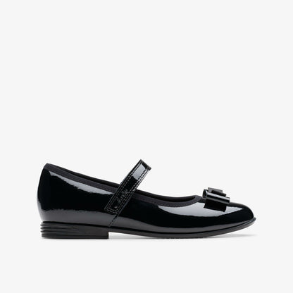 Finja Tap Older Black Patent | Clarks US