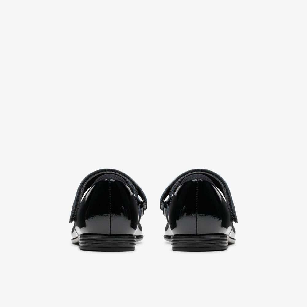 Finja Tap Older Black Patent | Clarks US
