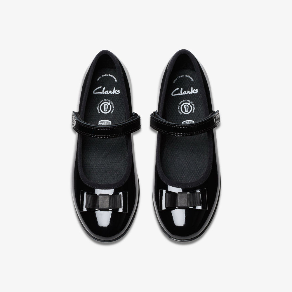 Finja Tap Older Black Patent | Clarks US