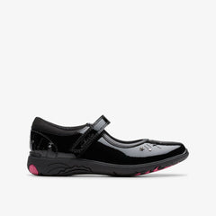 Relda Wish Kid Black Patent | Clarks US