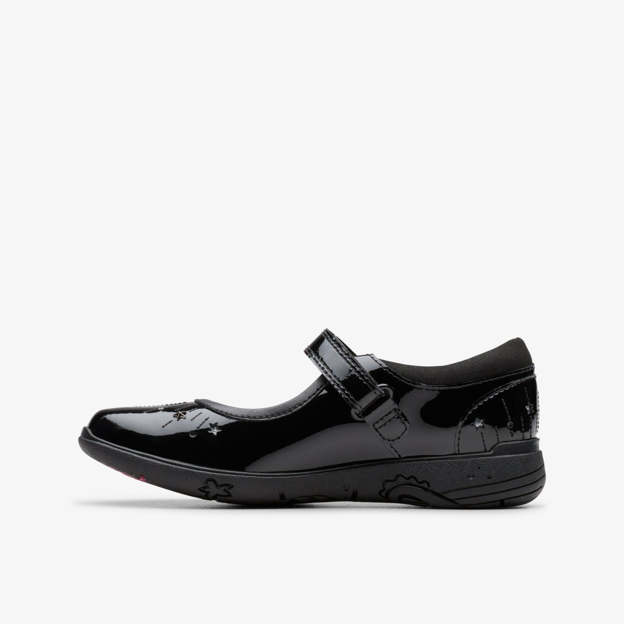 Relda Wish Kid Black Patent | Clarks US