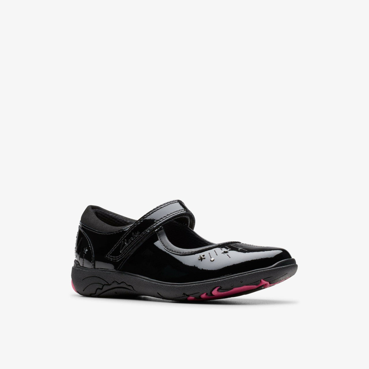 Relda Wish Kid Black Patent | Clarks US