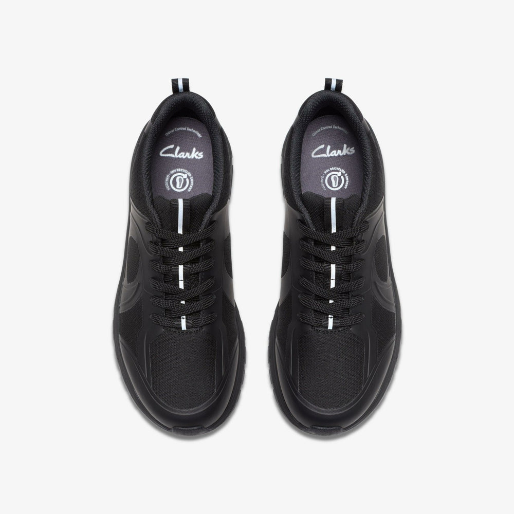 Selva Edge Youth Black | Clarks Discount