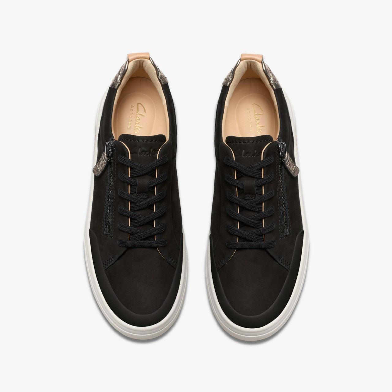 Hollyhock Zip Black Nubuck | Clarks Onsale