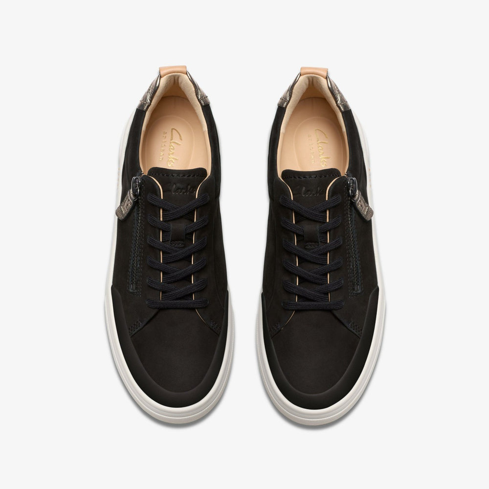 Hollyhock Zip Black Nubuck | Clarks Onsale
