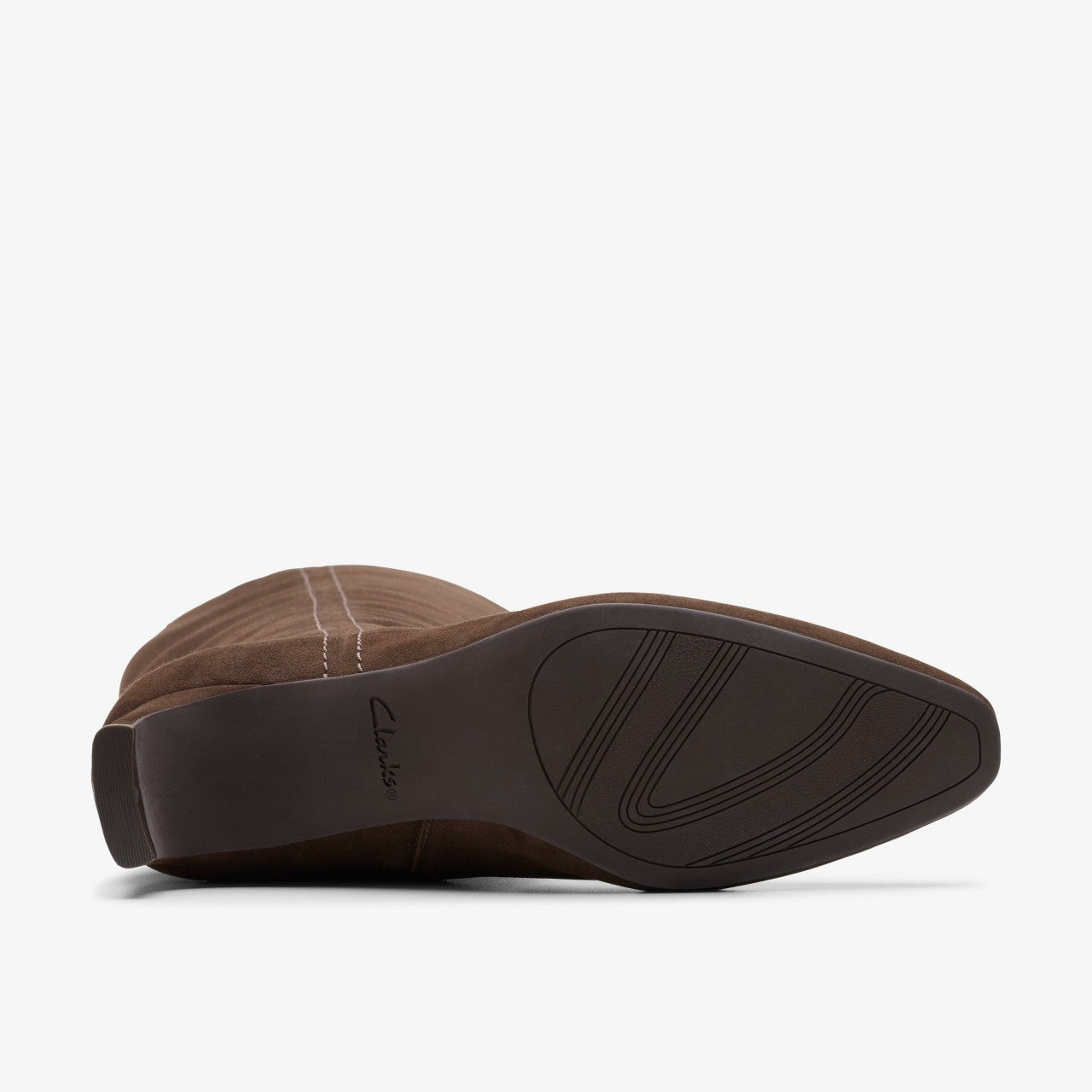 Edina Tall Dark Brown Suede | Clarks Sale