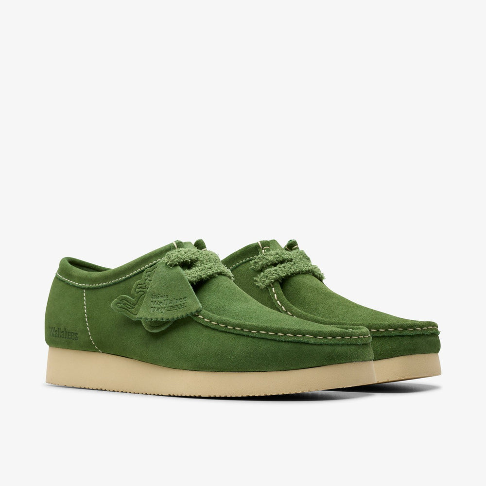 Wallabee 2604 Green Suede | Clarks Discount