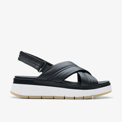 Tuscan Cross Black Leather | Clarks Discount