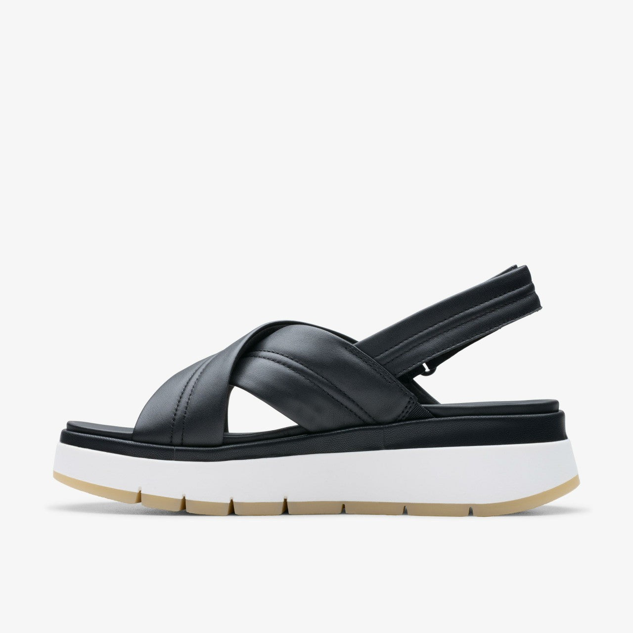 Tuscan Cross Black Leather | Clarks Discount