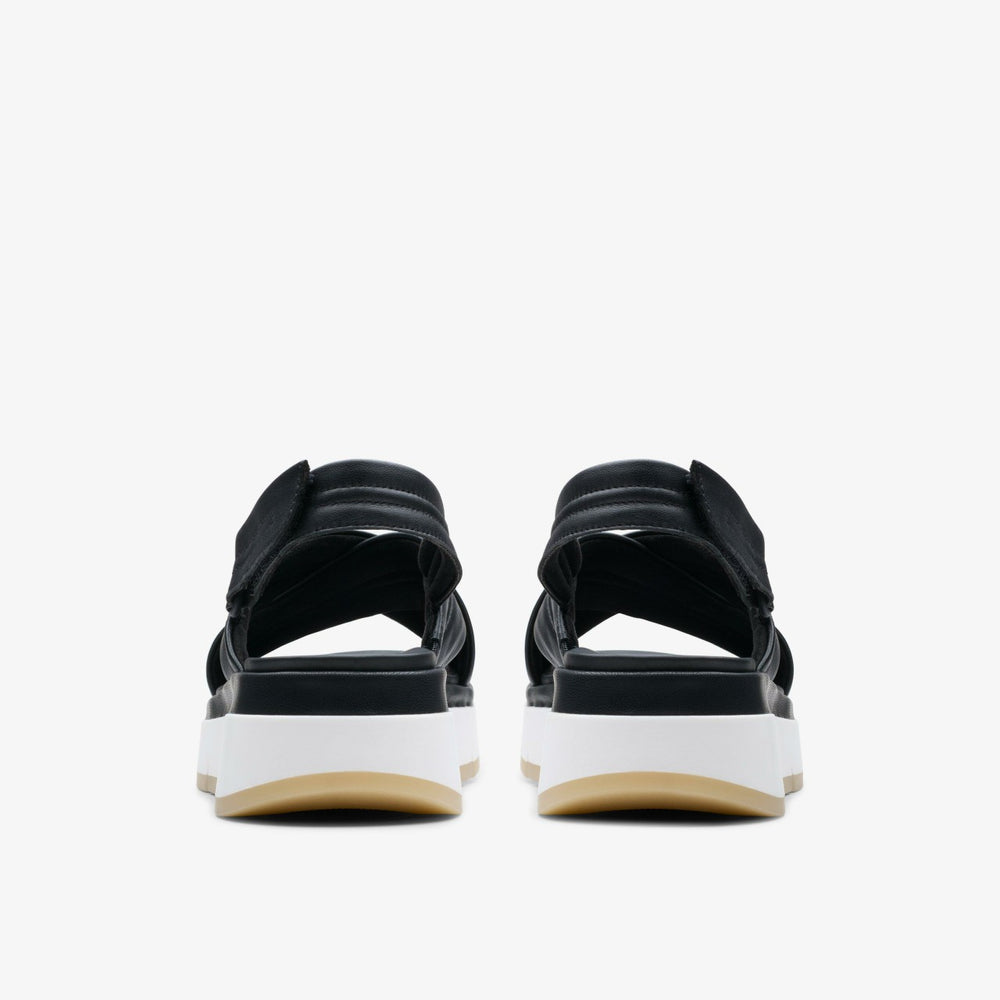 Tuscan Cross Black Leather | Clarks Discount