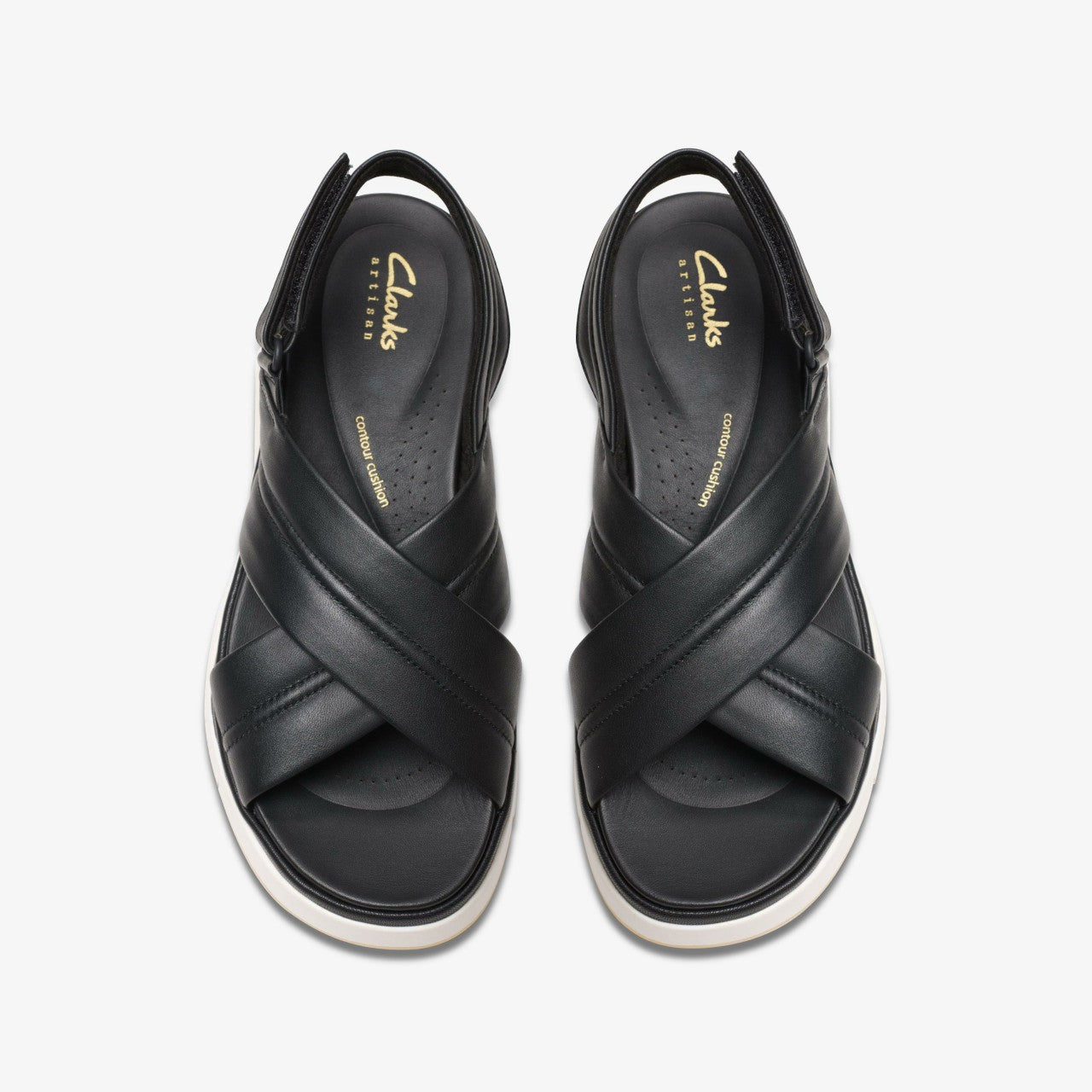 Tuscan Cross Black Leather | Clarks Discount