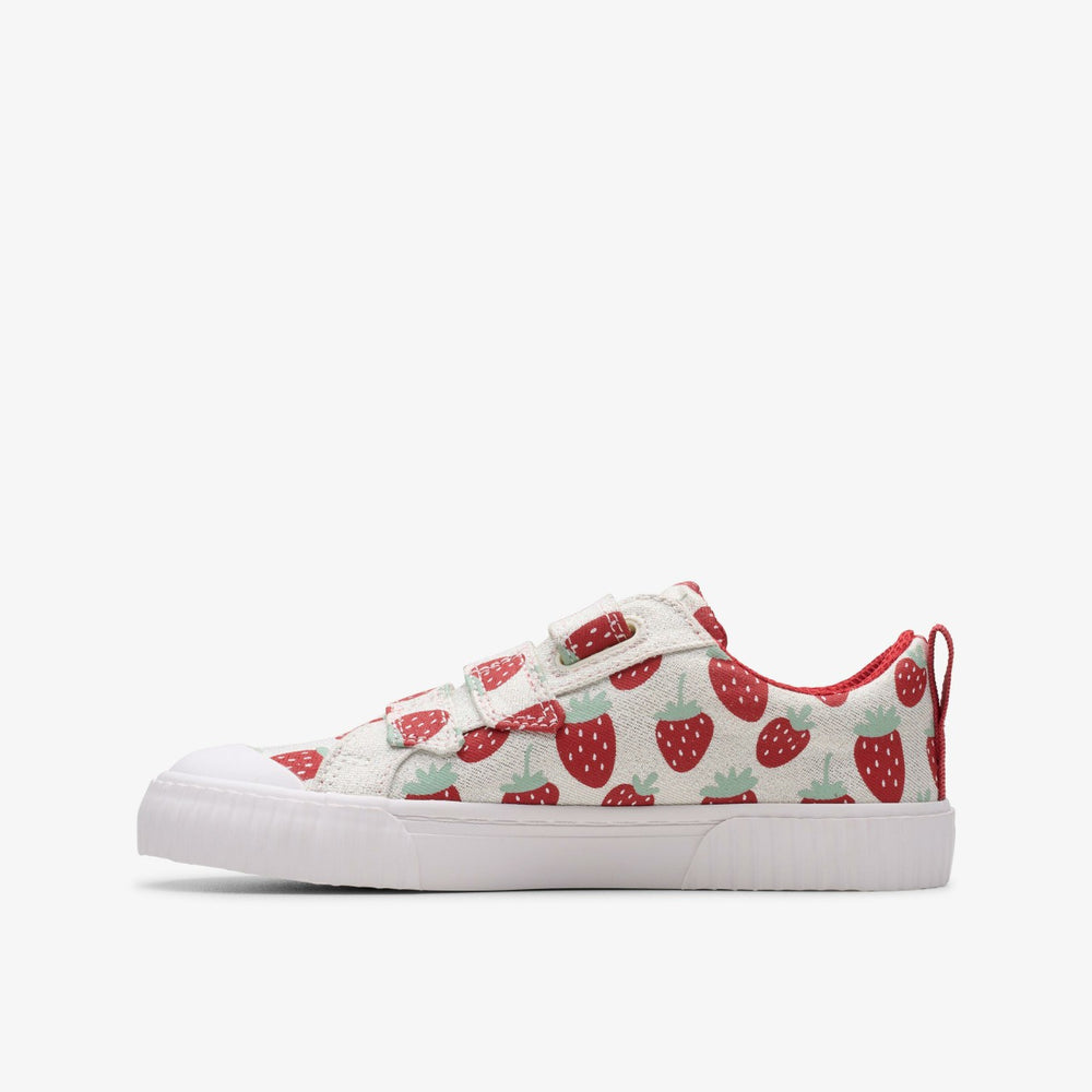 Foxing Fraise Kid Cotton Metallic | Clarks Onsale