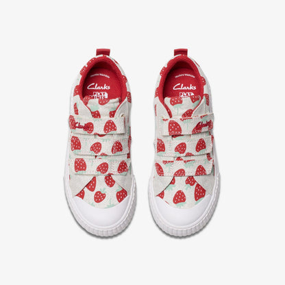 Foxing Fraise Kid Cotton Metallic | Clarks Onsale