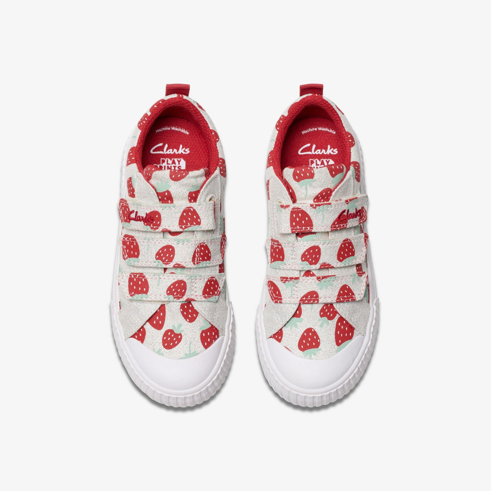 Foxing Fraise Kid Cotton Metallic | Clarks Onsale