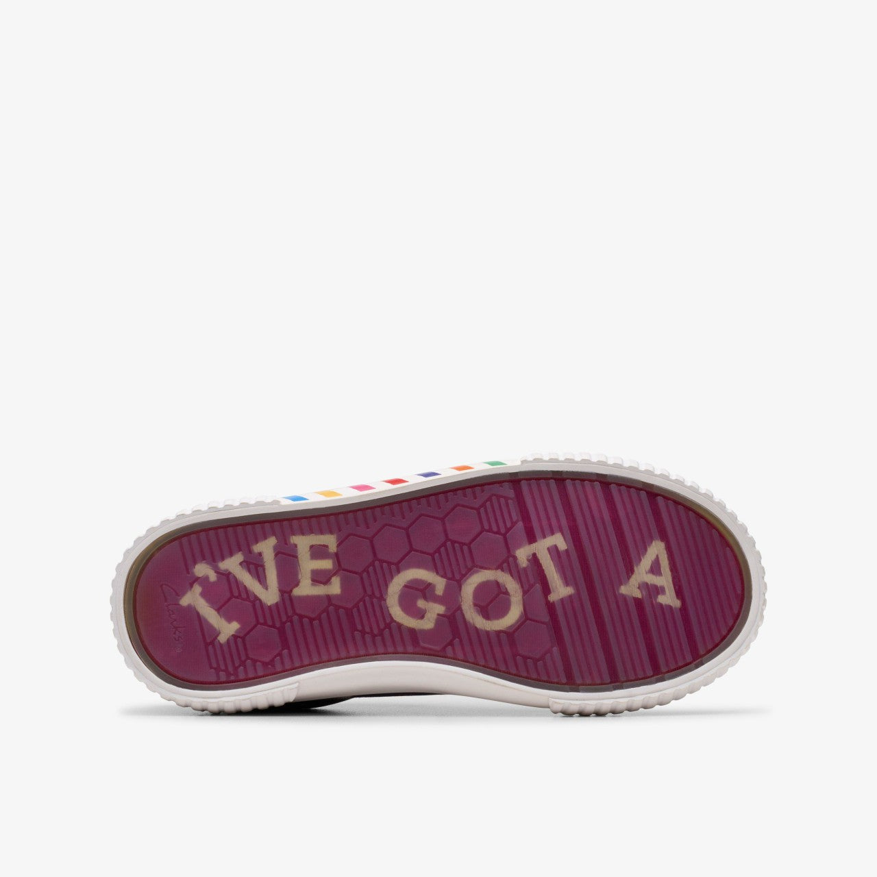 Roald Dahl Charlie & the Chocolate Factory Foxing Mix Kid Purple Canvas | Clarks Discount