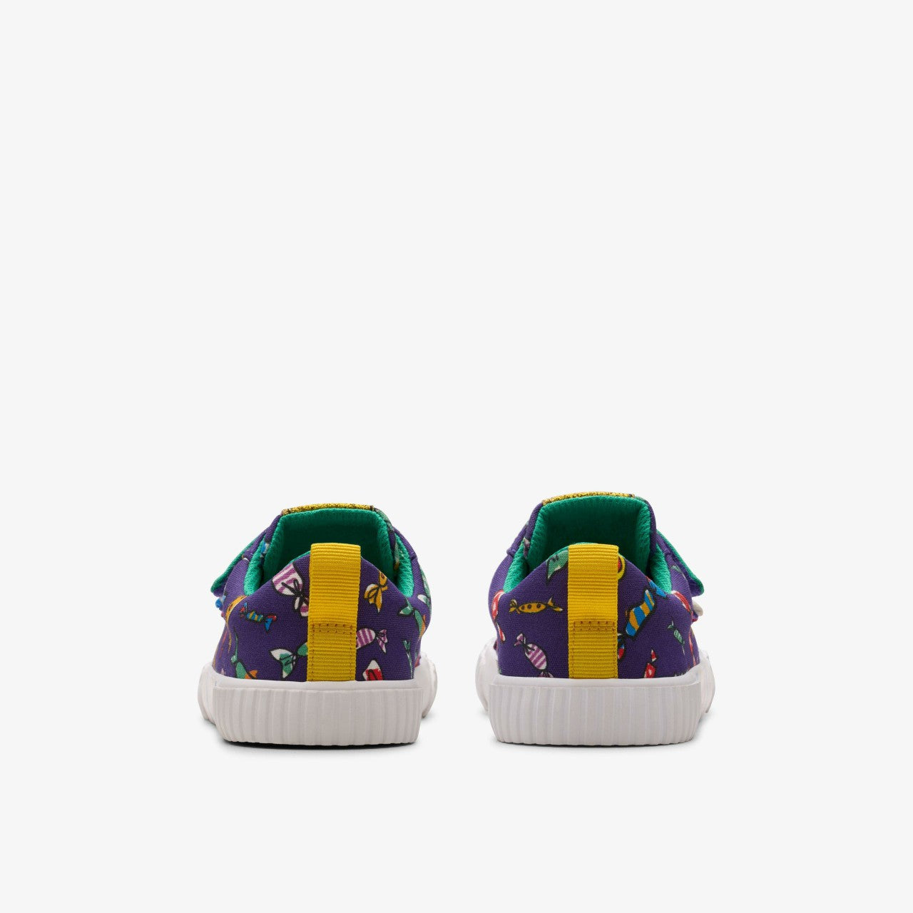 Roald Dahl Charlie & the Chocolate Factory Foxing Mix Kid Purple Canvas | Clarks Discount
