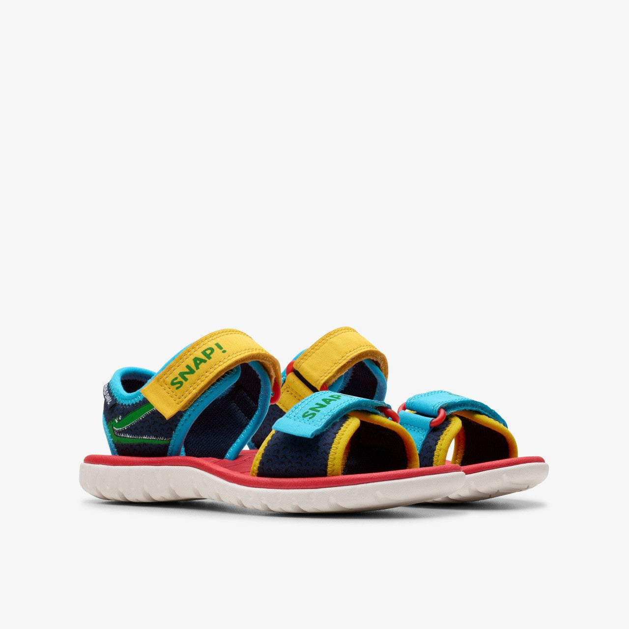 Roald Dahl The Enormous Crocodile Surfing Ace Kid Navy Print | Clarks