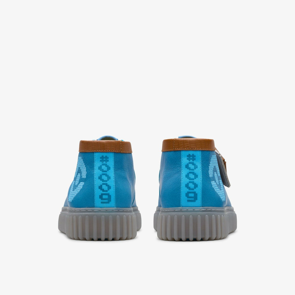 Torhill Explore Blue Leather | Clarks Onsale