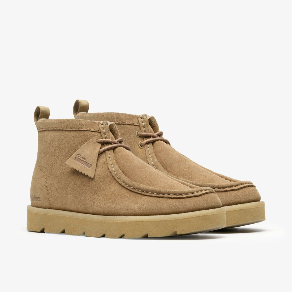 Meare Walla Boot Dark Sand Warmlined | Clarks Onsale