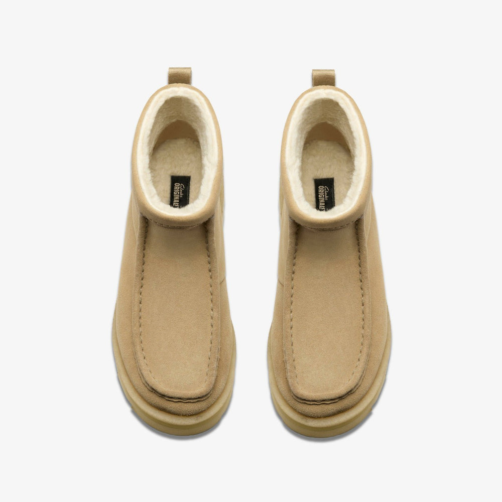 Meare Rooey Dark Sand Warmlined | Clarks