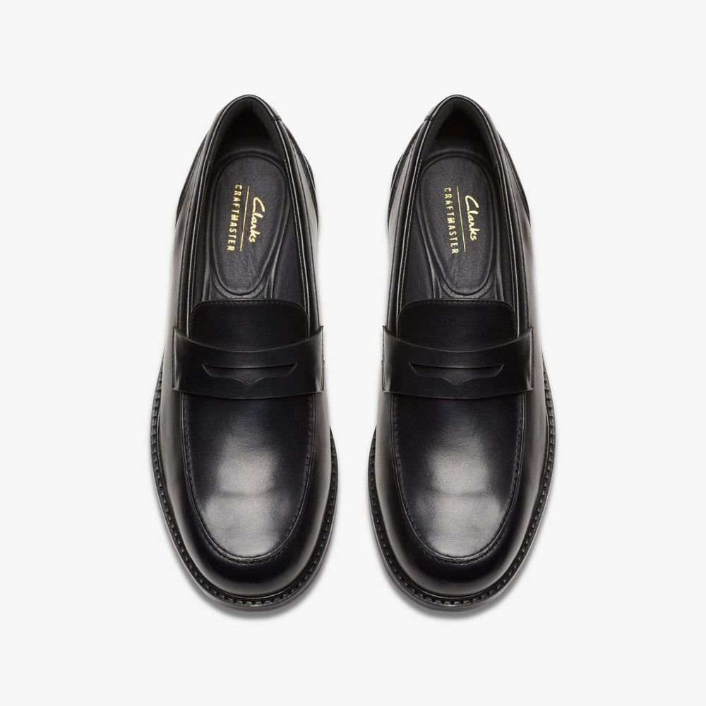Craft Arlo Lo Black Leather | Clarks Sale