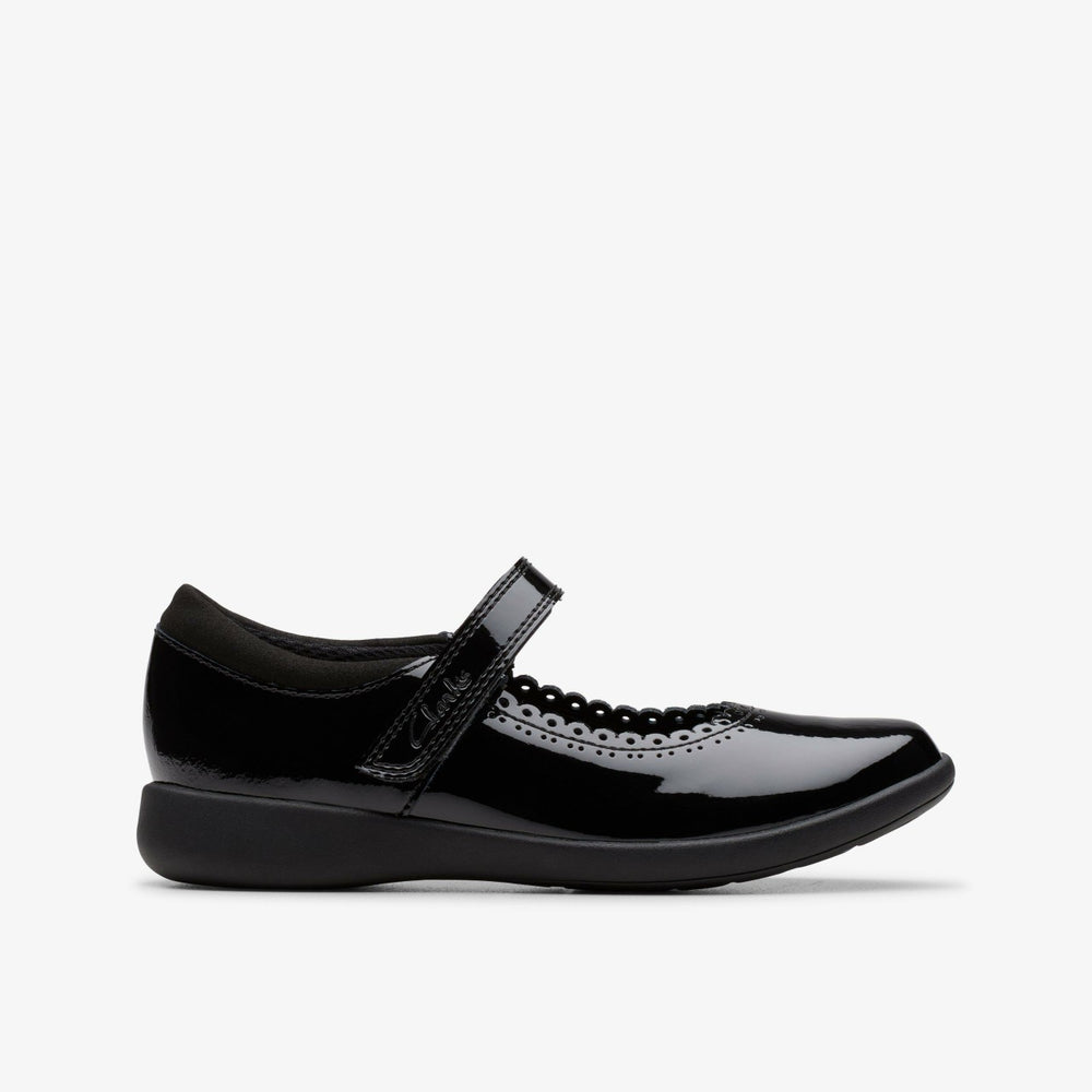 Etch Pure Kid Black Patent | Clarks US