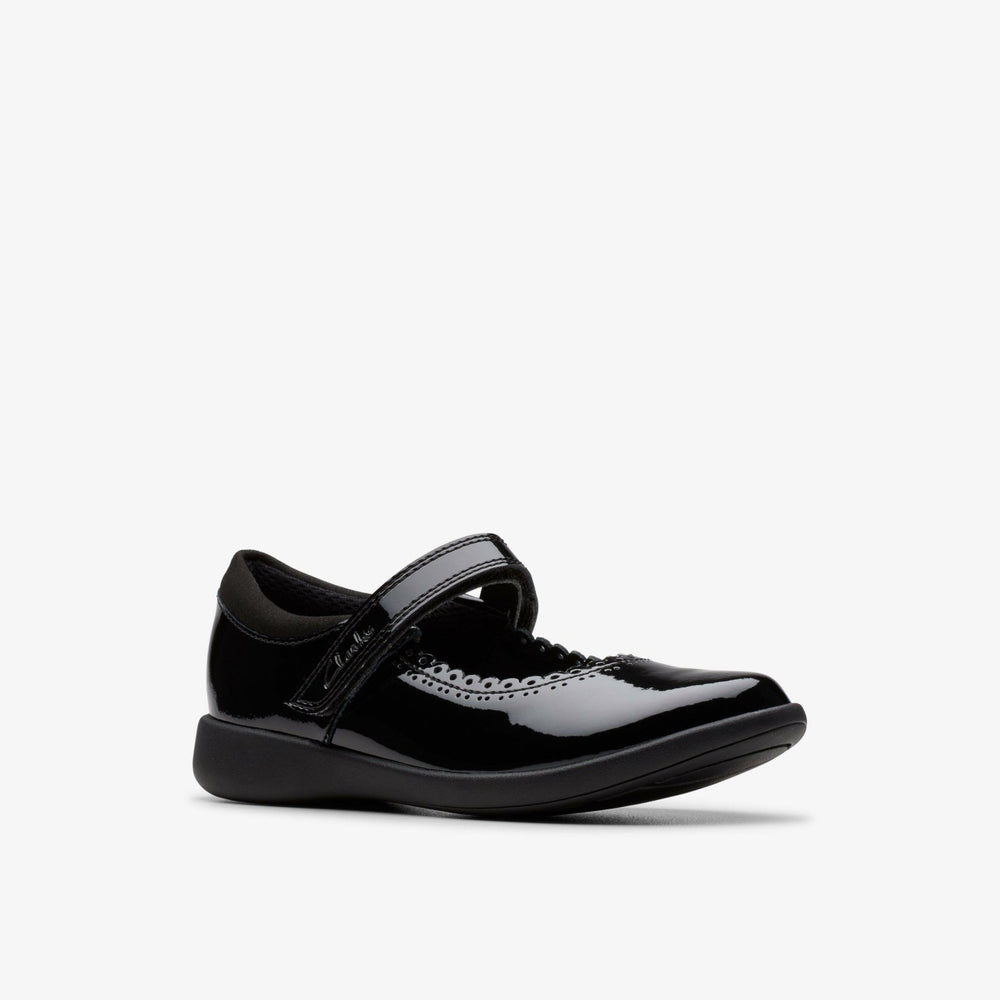 Etch Pure Kid Black Patent | Clarks US