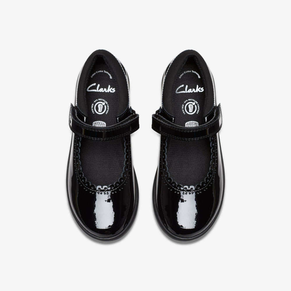 Etch Pure Kid Black Patent | Clarks US