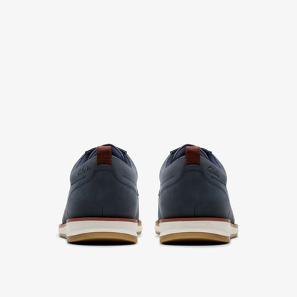 Lapford Lace Navy Nubuck | Clarks