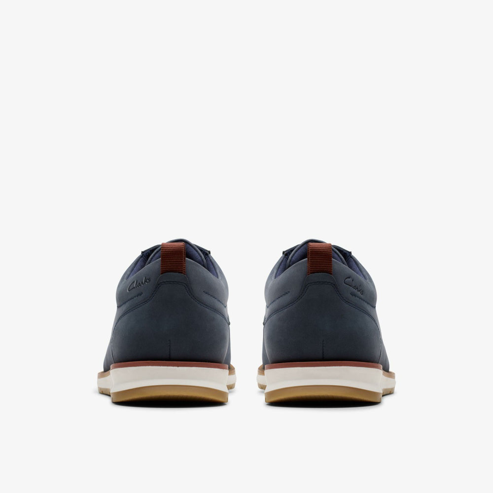 Lapford Lace Navy Nubuck | Clarks