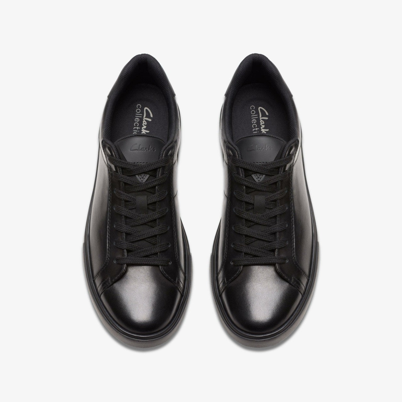 Romsey Lace Black Leather | Clarks