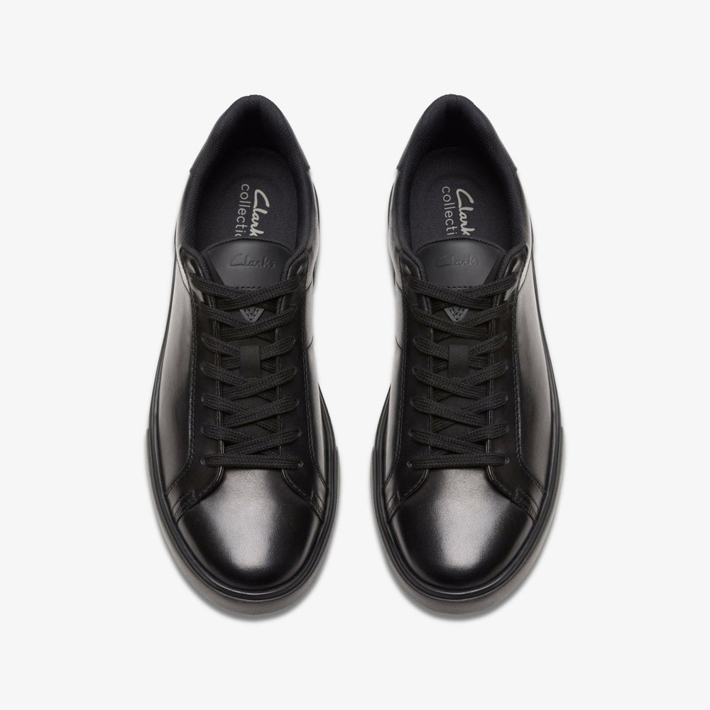Romsey Lace Black Leather | Clarks