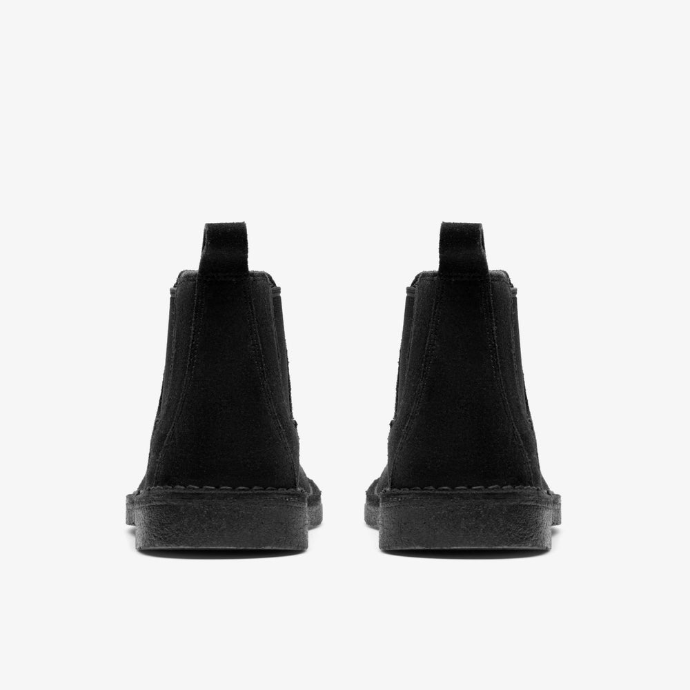 Desert Chelsea Black Suede | Clarks Discount