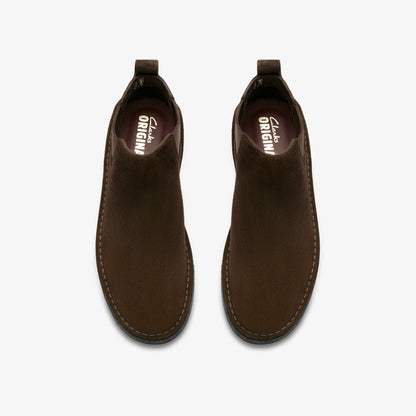 Desert Chelsea Dark Brown Suede | Clarks Sale