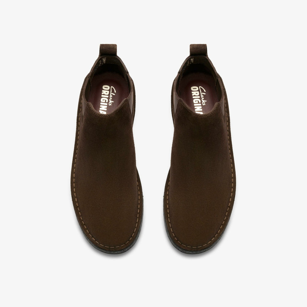 Desert Chelsea Dark Brown Suede | Clarks Sale