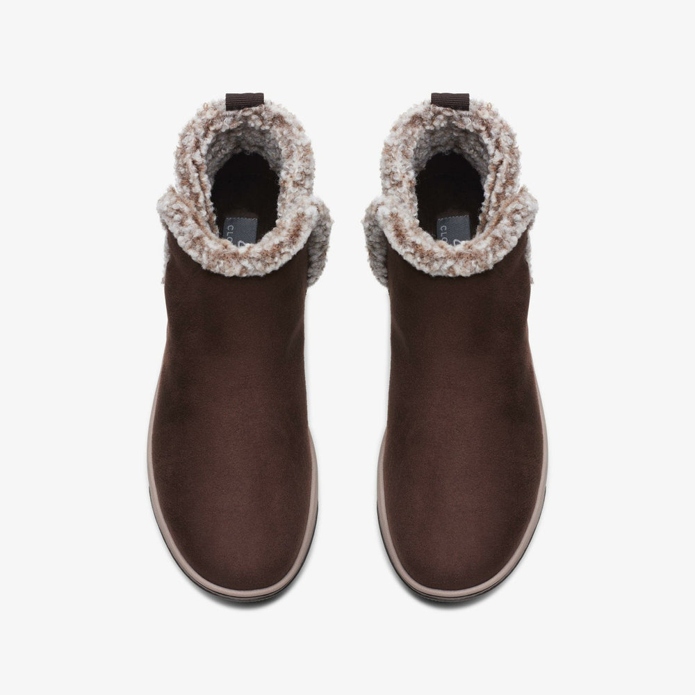 Brinkley Fur Dark Brown | Clarks US