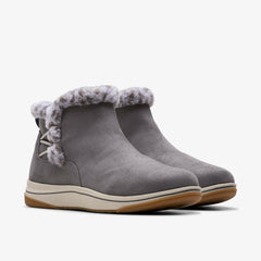 Brinkley Fur Dark Grey | Clarks