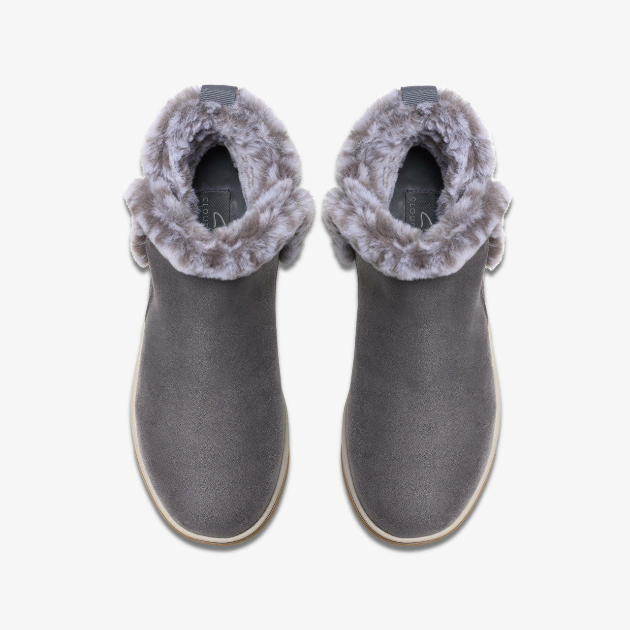 Brinkley Fur Dark Grey | Clarks