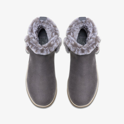 Brinkley Fur Dark Grey | Clarks