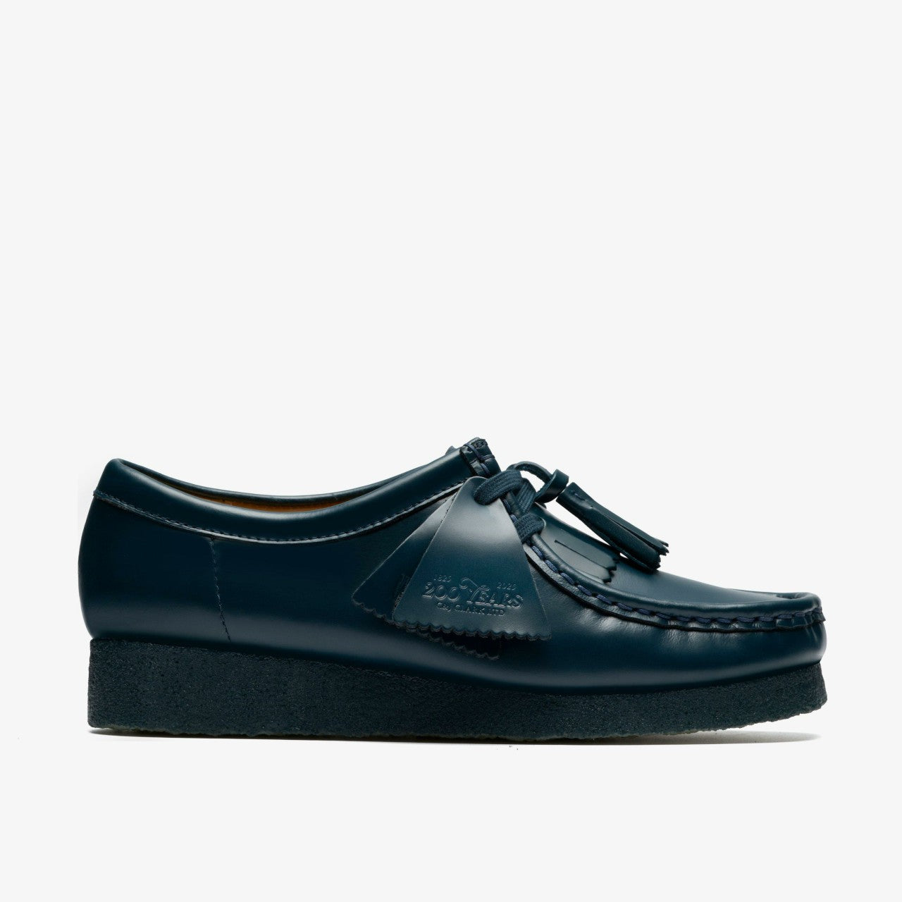Wallabee Dark Teal Leather | Clarks For Sale