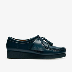 Wallabee Dark Teal Leather | Clarks For Sale