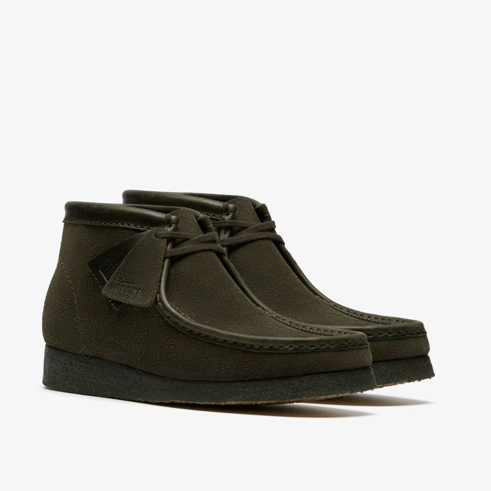 Wallabee Boot Loden Green Suede | Clarks