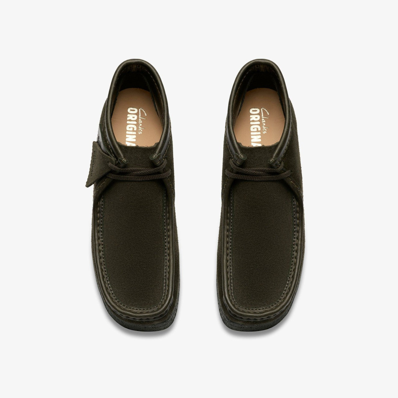 Wallabee Boot Loden Green Suede | Clarks