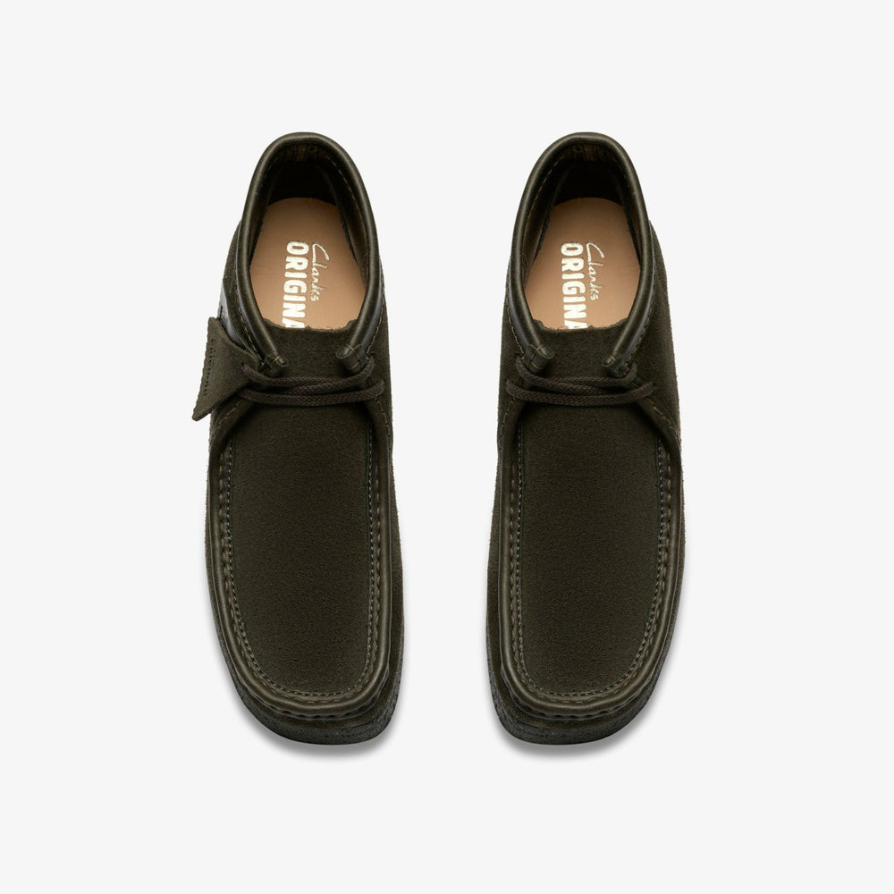 Wallabee Boot Loden Green Suede | Clarks