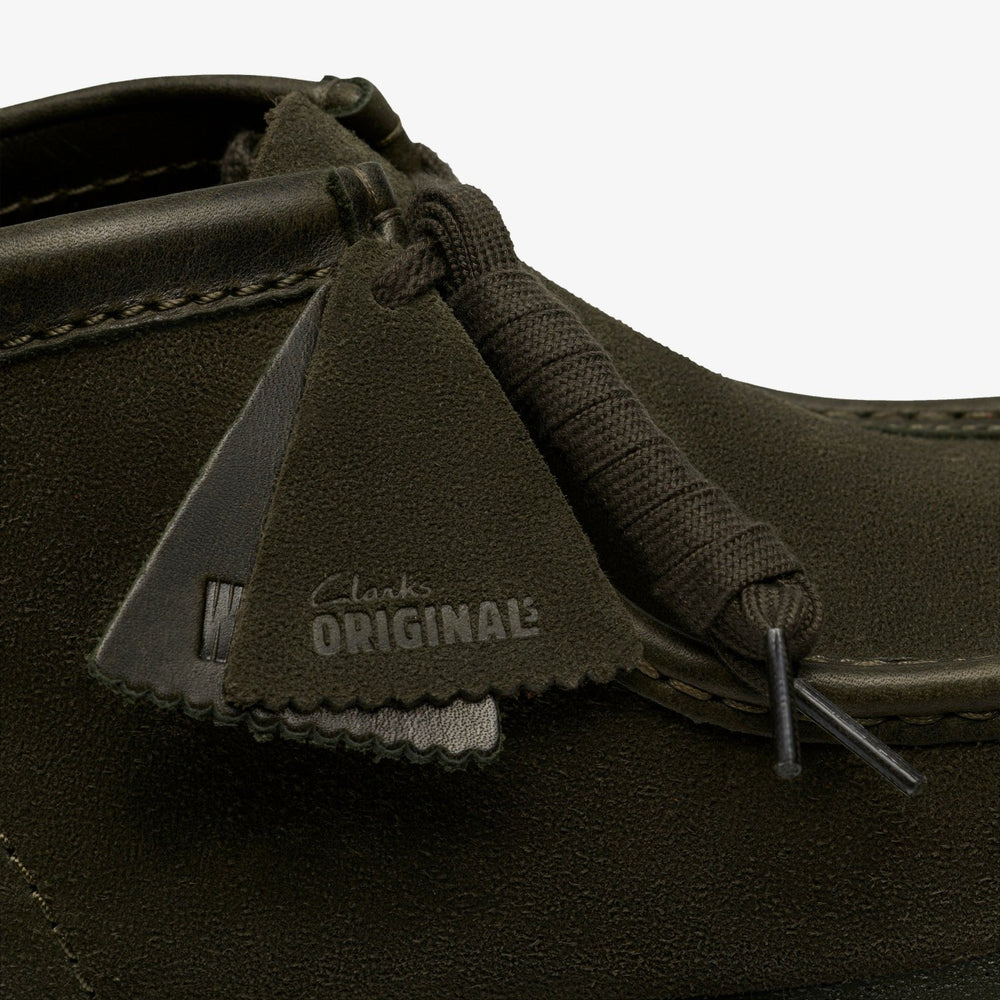 Wallabee Boot Loden Green Suede | Clarks