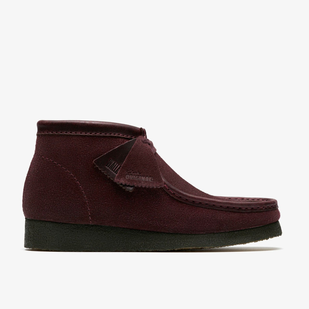 Wallabee Boot Purple Grape Suede | Clarks
